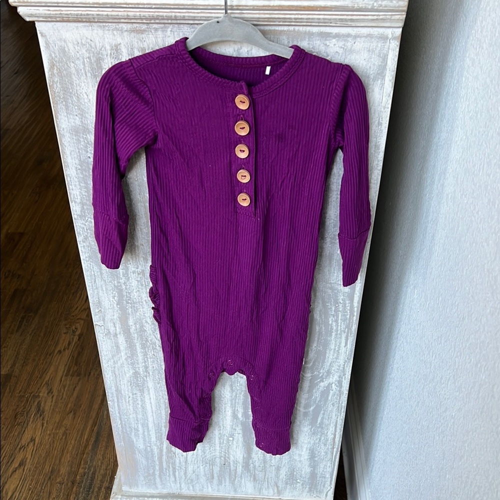 Purple Baby Romper